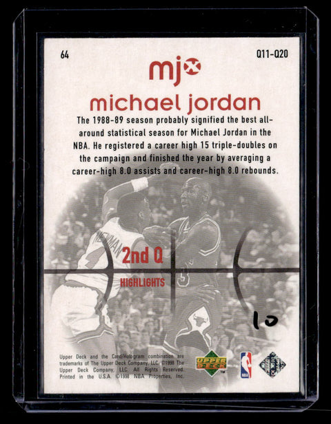1998 Upper Deck MJx #64 Michael Jordan