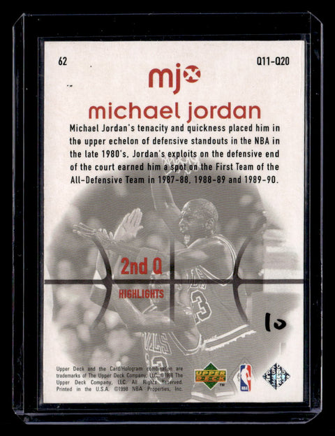 1998 Upper Deck MJx #62 Michael Jordan