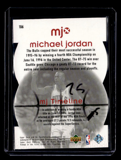 1998 Upper Deck MJx #106 Michael Jordan Timepieces Red #/2300