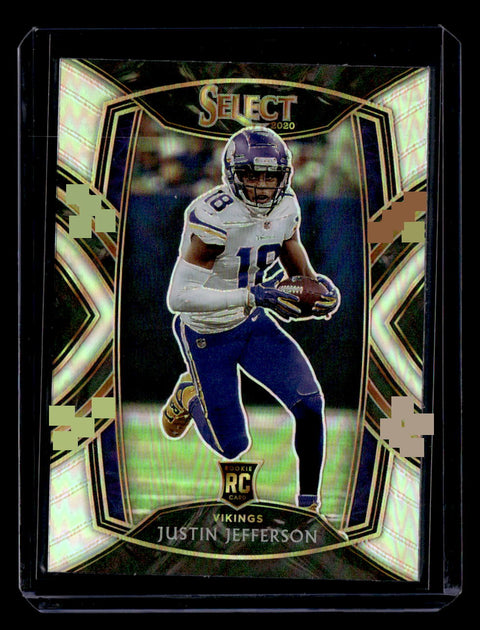 2020 Panini Select #261 Justin Jefferson Silver Prizm