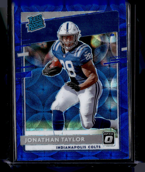 2020 Donruss Optic #167 Jonathan Taylor Blue Scope