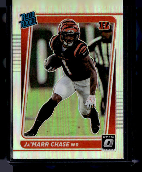 2020 Donruss Optic #207 Ja'Marr Chase silver