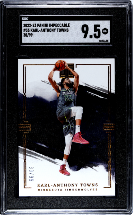 2022-23 Panini Impeccable #35 Karl-Anthony Towns SGC 9.5 1892628