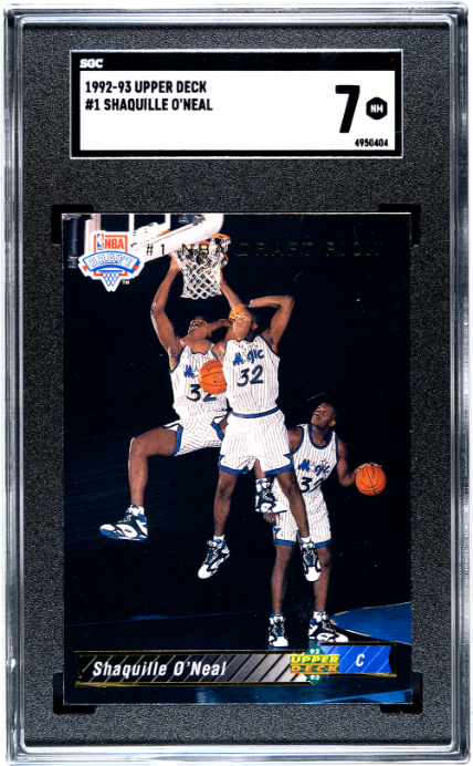 1992-93 Upper Deck #1 Shaquille O'Neal SGC 7 4950404