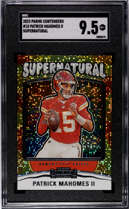 2023 Panini Contenders #10 Patrick Mahomes II Supernatural SGC 9.5 8888075
