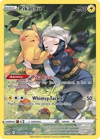 pokemon SWSH11: Lost Origin Trainer Gallery Pikachu
