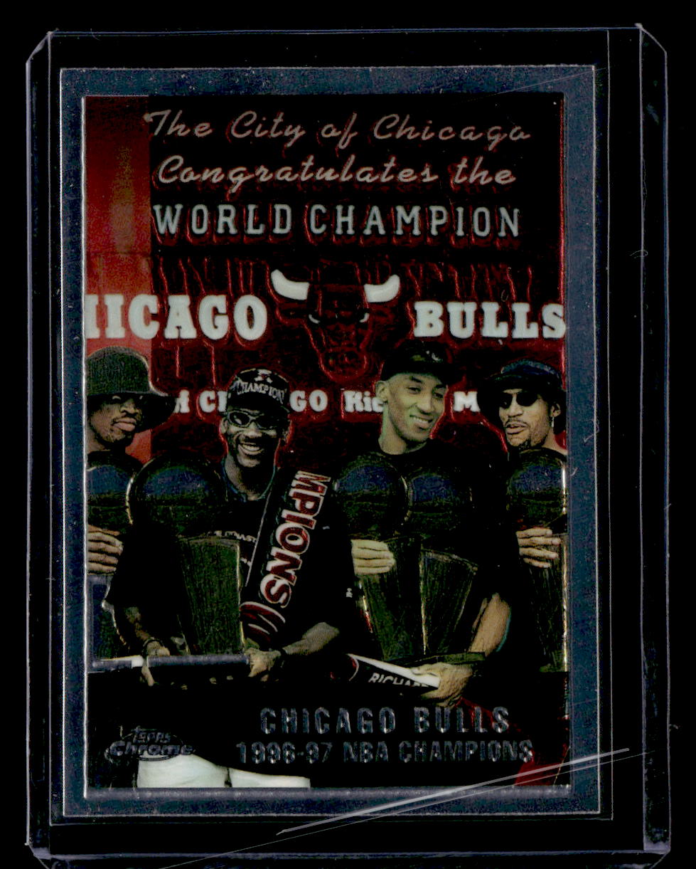 1998 Topps Chrome #51 Chicago Bulls Checklist