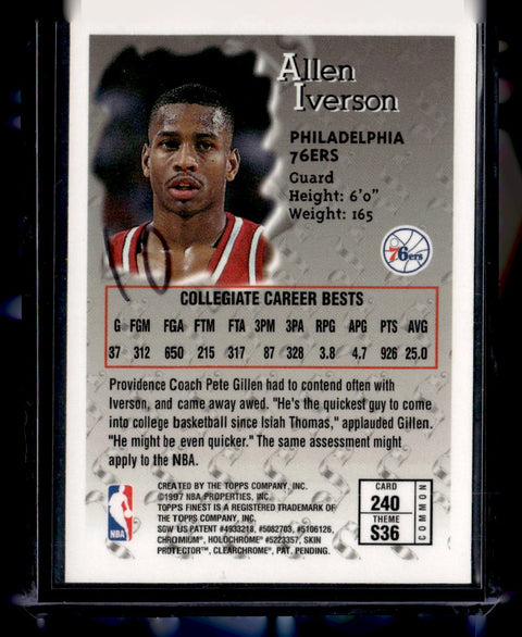 1996-97 Finest #240 Allen Iverson
