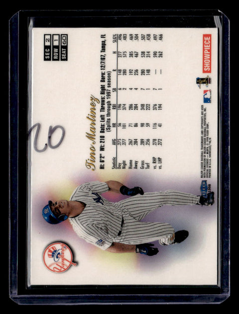 1998 Flair Showcase #60 Tino Martinez Flair Showcase Row 1 (Grace)