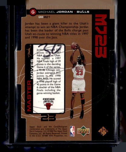 1998-99 Upper Deck #QMM21 Michael Jordan MJ23 Tier 1 (Quantum Bronze) #/2300