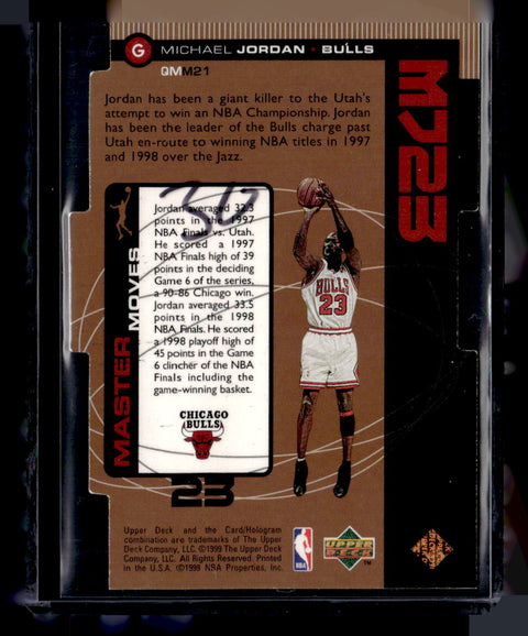 1998-99 Upper Deck #QMM21 Michael Jordan MJ23 Tier 1 (Quantum Bronze) #/2300