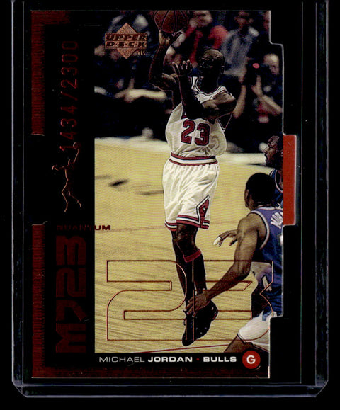 1998-99 Upper Deck #QMM21 Michael Jordan MJ23 Tier 1 (Quantum Bronze) #/2300