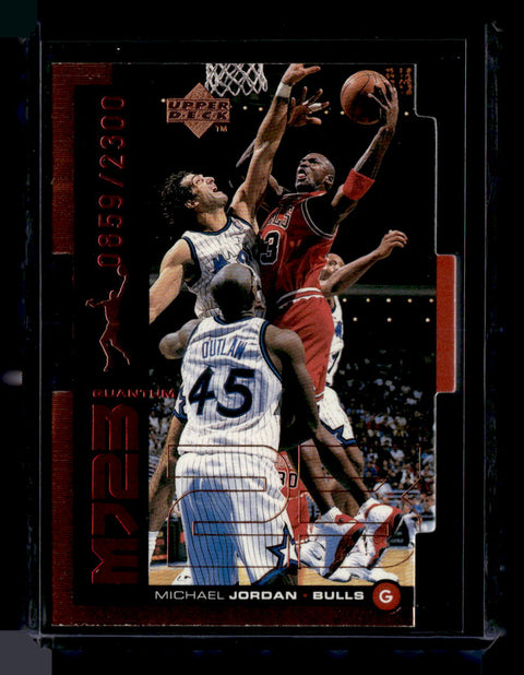 1998-99 Upper Deck #QMM5 Michael Jordan MJ23 Tier 1 (Quantum Bronze) #/2300