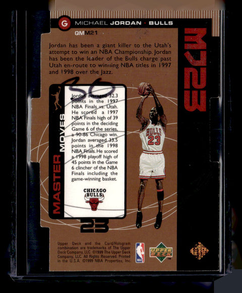 1998-99 Upper Deck #QMM21 Michael Jordan MJ23 Tier 1 (Quantum Bronze) #/2300