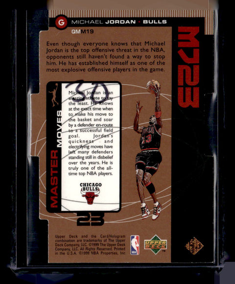 1998-99 Upper Deck #QMM19 Michael Jordan MJ23 Tier 1 (Quantum Bronze) #/2300