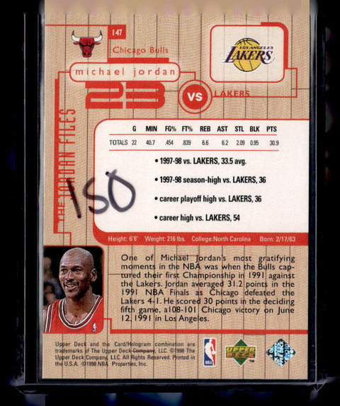 1998 Upper Deck Michael Jordan Living Legend #147 Michael Jordan