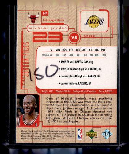 1998 Upper Deck Michael Jordan Living Legend #147 Michael Jordan