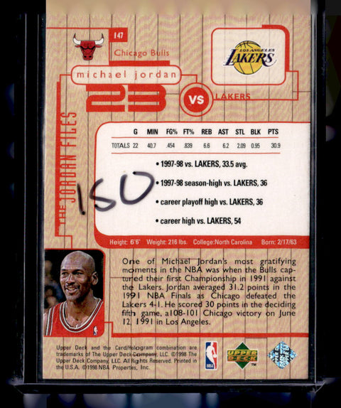 1998 Upper Deck Michael Jordan Living Legend #147 Michael Jordan