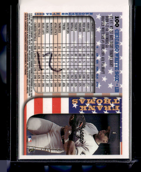 1997 Bowman Chrome #100 Frank Thomas International