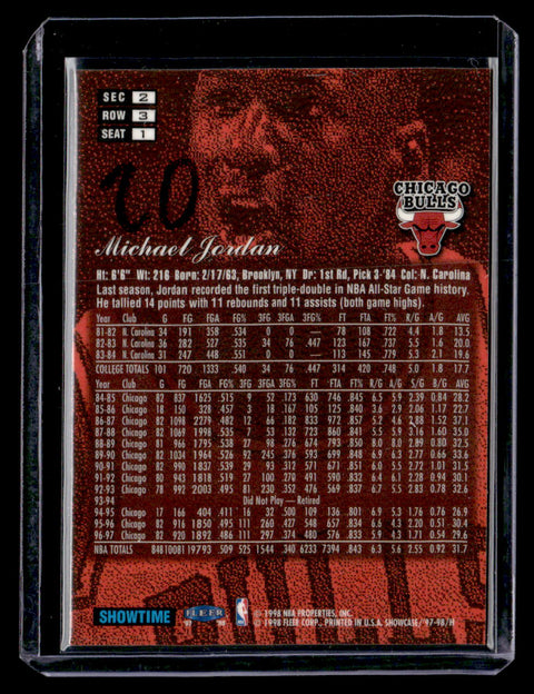 1997-98 Flair Showcase #1 Michael Jordan