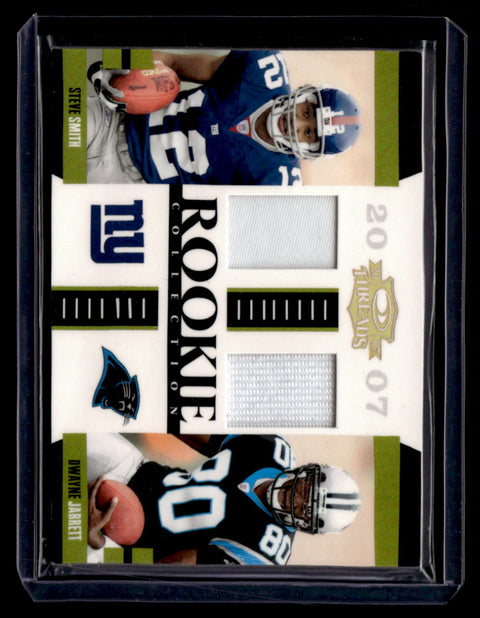 2007 Donruss Threads #RCM-14 Steve Smith / Dwayne Jarrett Rookie Collection /25