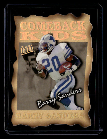 1997 Fleer Ultra #2 of 10 CK Barry Sanders Comeback Kids