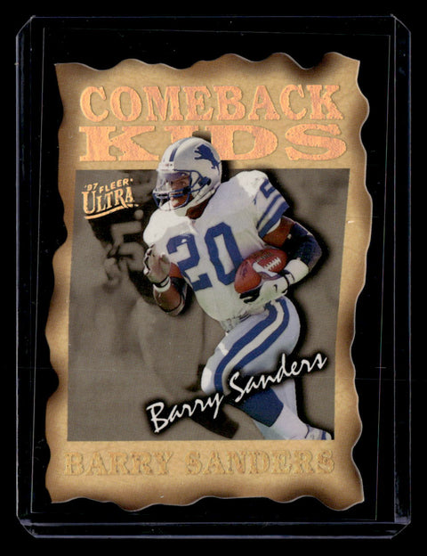 1997 Fleer Ultra #2 of 10 CK Barry Sanders Comeback Kids