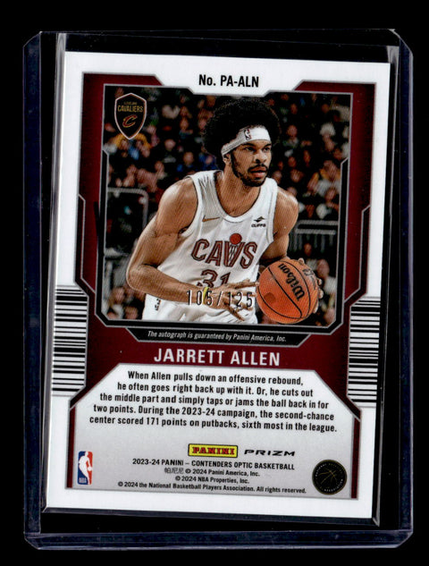 2023-24 Contenders Optic #PA-ALN Jarrett Allen Perennial Contenders /125