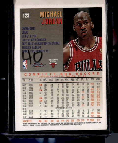 1998 Topps Chrome #123 Michael Jordan