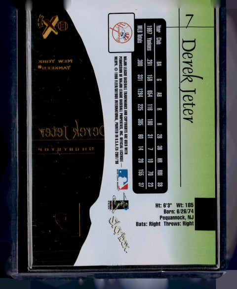 1998 Skybox E-X2001 #7 Derek Jeter