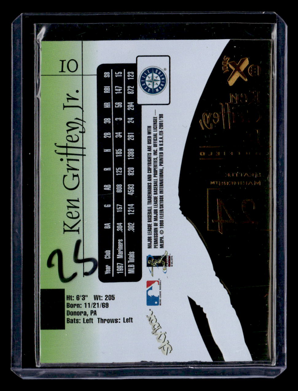 1998 Skybox E-X2001 #10 Ken Griffey Jr.