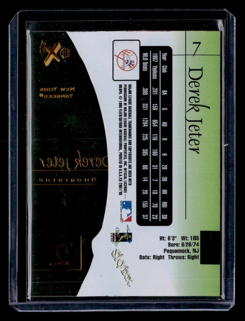 1998 Skybox E-X2001 #7 Derek Jeter