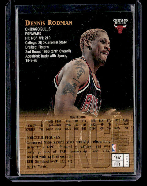 1997-98 Finest #167 Dennis Rodman
