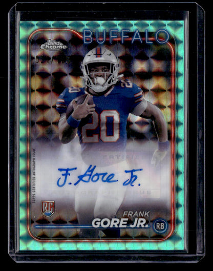 2024 Topps Chrome #260 Frank Gore Jr. Aqua Refractor #/199