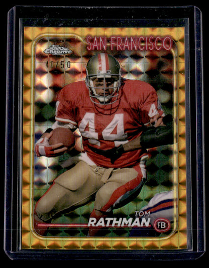 2024 Topps Chrome Sapphire Edition #181 Tom Rathman Gold Sapphire #/50