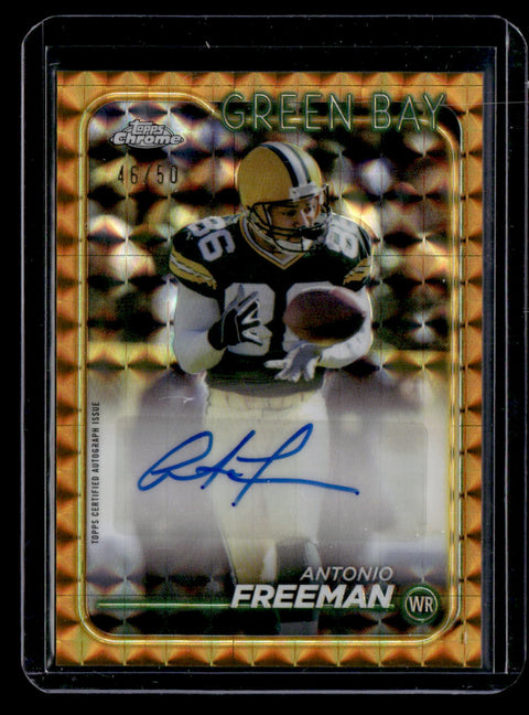 2024 Topps Chrome #RA-AFR Antonio Freeman Gold Geometric Auto /50