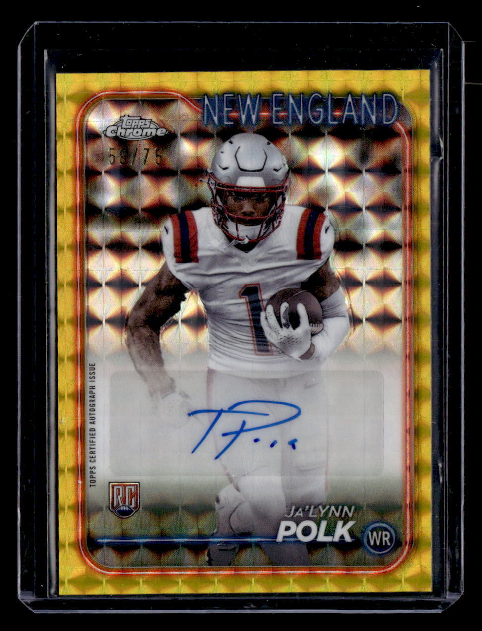 2024 Topps Chrome #RA-JP Ja'Lynn Polk Yellow Geometric /75