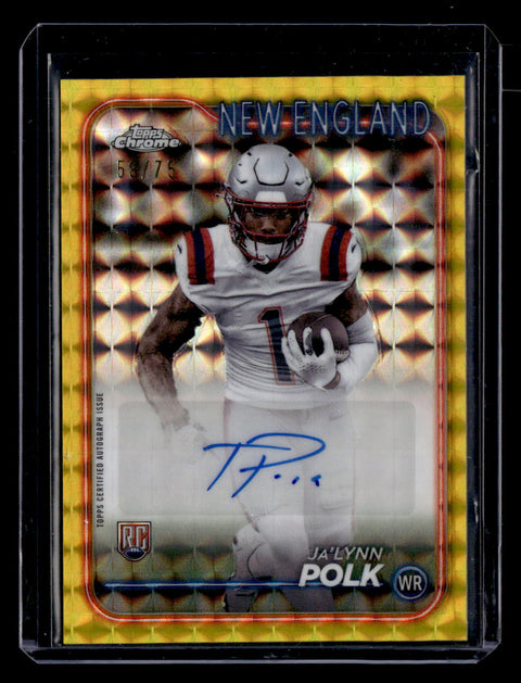 2024 Topps Chrome #RA-JP Ja'Lynn Polk Yellow Geometric /75