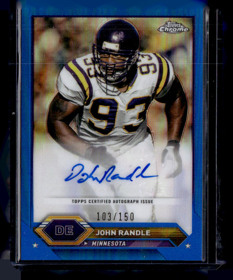 2023 Topps Composite #TCA-JRA John Randle Blue Auto /150