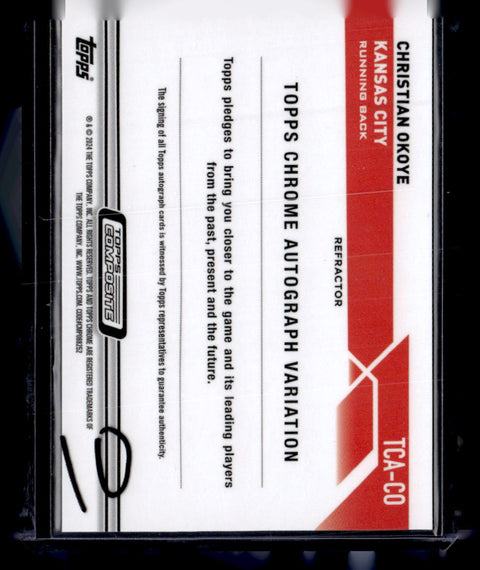 2023 Topps Composite #TCA-CO Christian Okoye Autographs