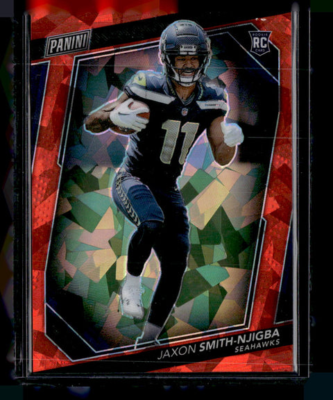 2023 Panini National VIP #RC6 Jaxon Smith-Njigba Red Cracked Ice /199