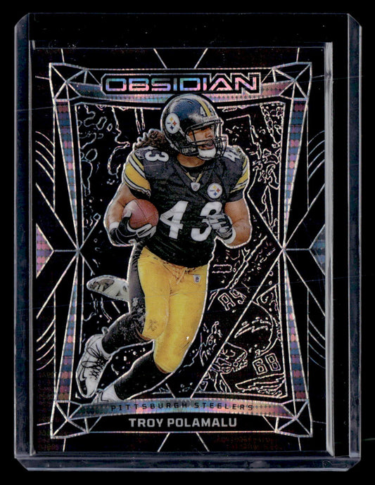 2024 Panini Obsidian #168 Troy Polamalu Pulsar