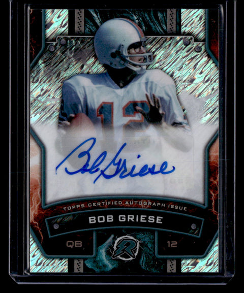 2025 Topps Resurgence #RS-BG Bob Griese Shimmer Resurgence Signature Card
