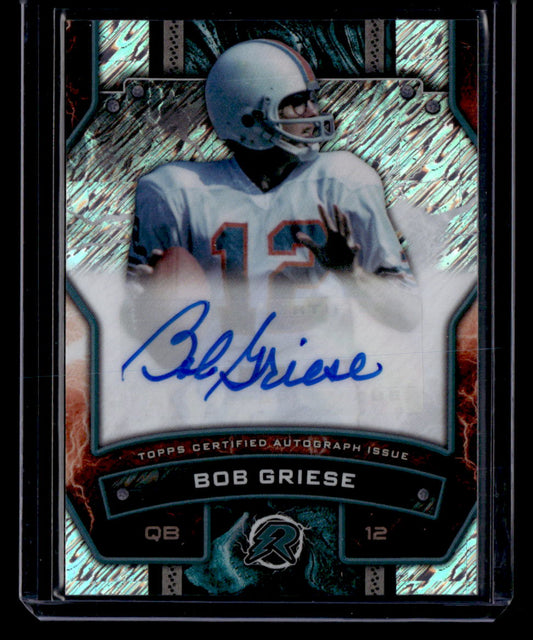 2025 Topps Resurgence #RS-BG Bob Griese Shimmer Resurgence Signature Card