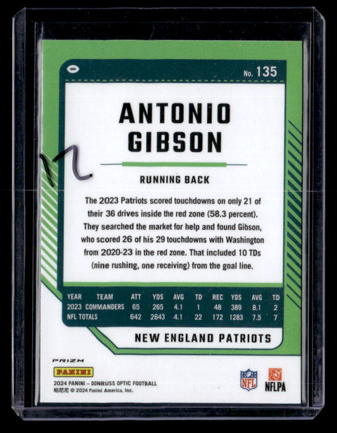 2024 Donruss Optic #135 Antonio Gibson Jazz