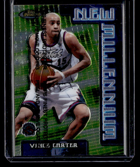 1999 Topps Finest #NM2 Vince Carter New Millennium