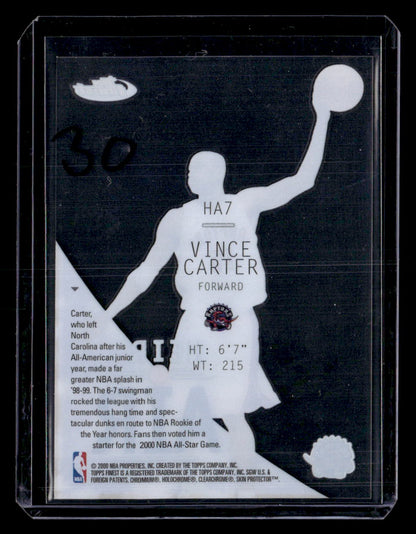 200 Topps Finest #HA7 Vince Carter Heirs To Airs
