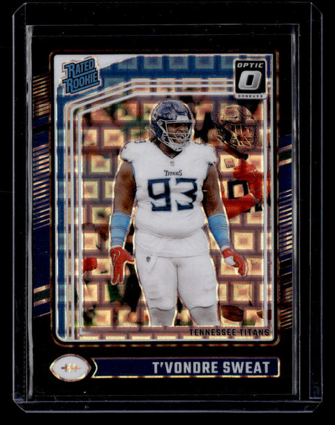 2024 Donruss Optic #296 T'Vondre Sweat Black Pandora /25