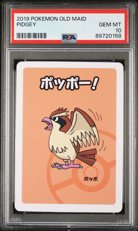 2019 Pokemon Old Maid Pidgey PSA 10