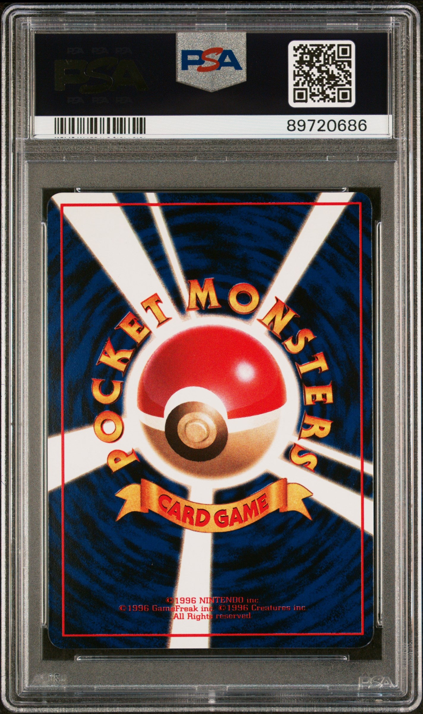 1998 Pokemon Japanese Vending #75 Graveler Series Iii PSA 9